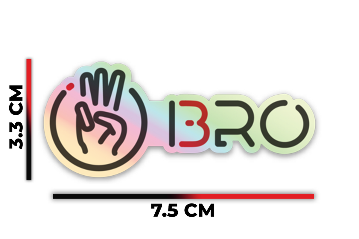 3Bro™ Голографическая наклейка