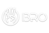 3BRO™ Transparent White Sticker (SMALL)