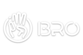 3BRO™ Transparent White Sticker (SMALL)